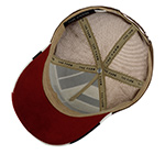 Бейсболка GOORIN BROTHERS арт. 101-1102 (белый / коричневый / бордовый)