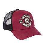 Бейсболка VON DUTCH арт. VD/0/CAS1/BIK/BOR (бордовый / черный)
