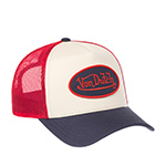Бейсболка VON DUTCH арт. VD/0/CAS1/CLA5  (кремовый / синий)