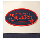 Бейсболка VON DUTCH арт. VD/0/CAS1/CLA5  (кремовый / синий)
