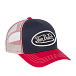 Бейсболка VON DUTCH арт. VD/0/CAS1/COL/MAR  (синий / красный)