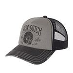 Бейсболка VON DUTCH арт. VD/0/CAS1/CREW1B  (серый / черный)