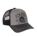 Бейсболка VON DUTCH арт. VD/0/CAS1/CREW1B  (серый / черный)