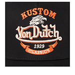 Бейсболка VON DUTCH арт. VD/0/CAS1/EAG/BLK  (черный)