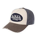 Бейсболка VON DUTCH арт. VD/0/CAS1/JACKMWB2  (кремовый / серый)