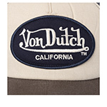 Бейсболка VON DUTCH арт. VD/0/CAS1/JACKMWB2  (кремовый / серый)