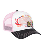 Бейсболка VON DUTCH арт. VD/0/CAS1/PAT/PIN  (розовый / черный)
