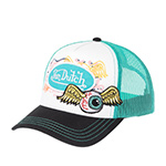 Бейсболка VON DUTCH арт. VD/0/CAS1/PAT/GRE  (мятный / черный)