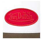 Бейсболка VON DUTCH арт. VD/0/CAS2/SUM/MAN  (оливковый / белый)