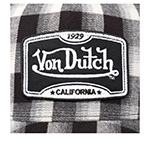 Бейсболка VON DUTCH арт. VD/1/CB/CAR/03  (черный / белый)