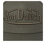 Бейсболка VON DUTCH арт. VD/1/CB/EMB/04  (оливковый)