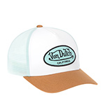Бейсболка VON DUTCH арт. VD/1/CB/LOF/B40B (белый / светло-коричневый)