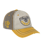 Бейсболка VON DUTCH арт. VD/1/CB/RETRO/13 (светло-серый / горчичный)
