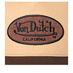 Бейсболка VON DUTCH арт. VD/1/CB/TERRYLOG01  (бежевый / коричневый)