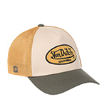 Бейсболка VON DUTCH арт. VD/1/CB/TERRY/12  (кремовый / оливковый)
