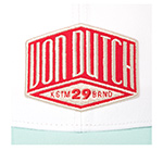 Бейсболка VON DUTCH арт. VD/1/CS/SEM/12  (мятный / белый)