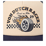 Бейсболка VON DUTCH арт. VD/1/CT/CREW/32  (кремовый / темно-синий)