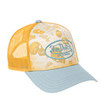 Бейсболка VON DUTCH арт. VD/1/CT/SUBL/12 (желтый / голубой)