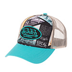 Бейсболка VON DUTCH арт. VD/1/CT/SUBL/13 (бирюзовый)