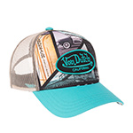 Бейсболка VON DUTCH арт. VD/1/CT/SUBL/13 (бирюзовый)