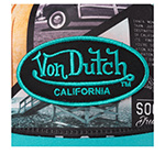 Бейсболка VON DUTCH арт. VD/1/CT/SUBL/13 (бирюзовый)