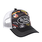 Бейсболка VON DUTCH арт. VD/1/CT/SUBL/16 (черный)