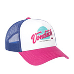 Бейсболка VON DUTCH арт. VD/1/CT/SURF/11 (белый / розовый)
