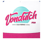 Бейсболка VON DUTCH арт. VD/1/CT/SURF/11 (белый / розовый)