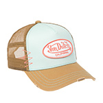 Бейсболка VON DUTCH арт. VD/1/CT/USED/11 (мятный / горчичный)