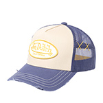 Бейсболка VON DUTCH арт. VD/1/CT/USED/13  (кремовый / синий)