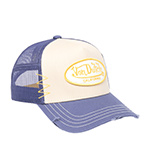 Бейсболка VON DUTCH арт. VD/1/CT/USED/13  (кремовый / синий)