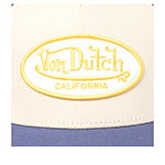 Бейсболка VON DUTCH арт. VD/1/CT/USED/13  (кремовый / синий)
