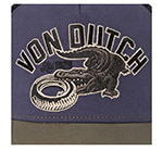 Бейсболка VON DUTCH арт. VD/1/PCB/WILD/10  (синий / оливковый)