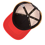 Бейсболка VON DUTCH арт. VD/1/PCB/WILD/11  (черный / оранжевый)