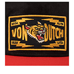 Бейсболка VON DUTCH арт. VD/1/PCB/WILD/11  (черный / оранжевый)