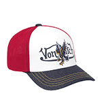 Бейсболка VON DUTCH арт. VD/1/PCB/WILD/13  (синий / белый)