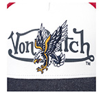 Бейсболка VON DUTCH арт. VD/1/PCB/WILD/13  (синий / белый)