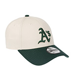 Бейсболка NEW ERA арт. 60595214 Oakland Athletics MLB (кремовый / зеленый)