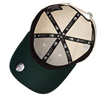 Бейсболка NEW ERA арт. 60595214 Oakland Athletics MLB (кремовый / зеленый)